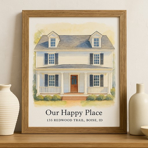 House portrait transformation